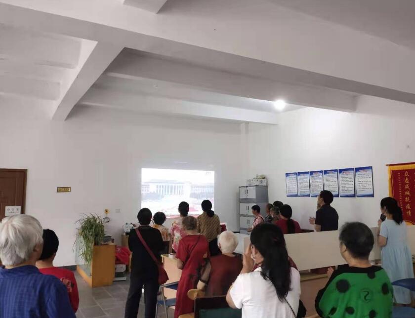 四川基督教各地堂点积极组织观看庆祝中国共产党成立100周年大会
